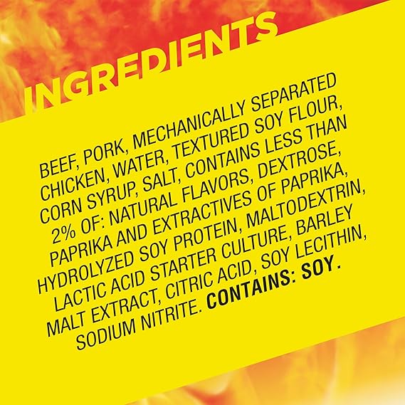 Slim Jim Smoked Meat Sticks, Original Flavor, 6g Protein Per Serving, Snack Size, Stocking Stuffer, 0.28 oz. (46 Count)