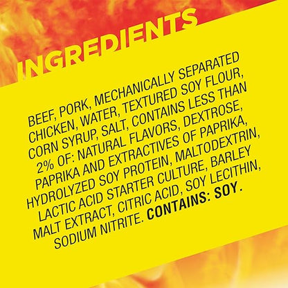 Slim Jim Smoked Meat Sticks, Original Flavor, 6g Protein Per Serving, Snack Size, Stocking Stuffer, 0.28 oz. (46 Count)