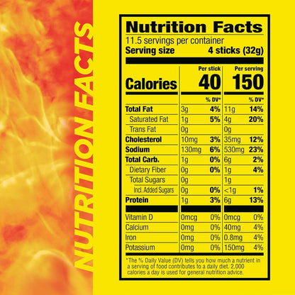 Slim Jim Smoked Meat Sticks, Original Flavor, 6g Protein Per Serving, Snack Size, Stocking Stuffer, 0.28 oz. (46 Count)